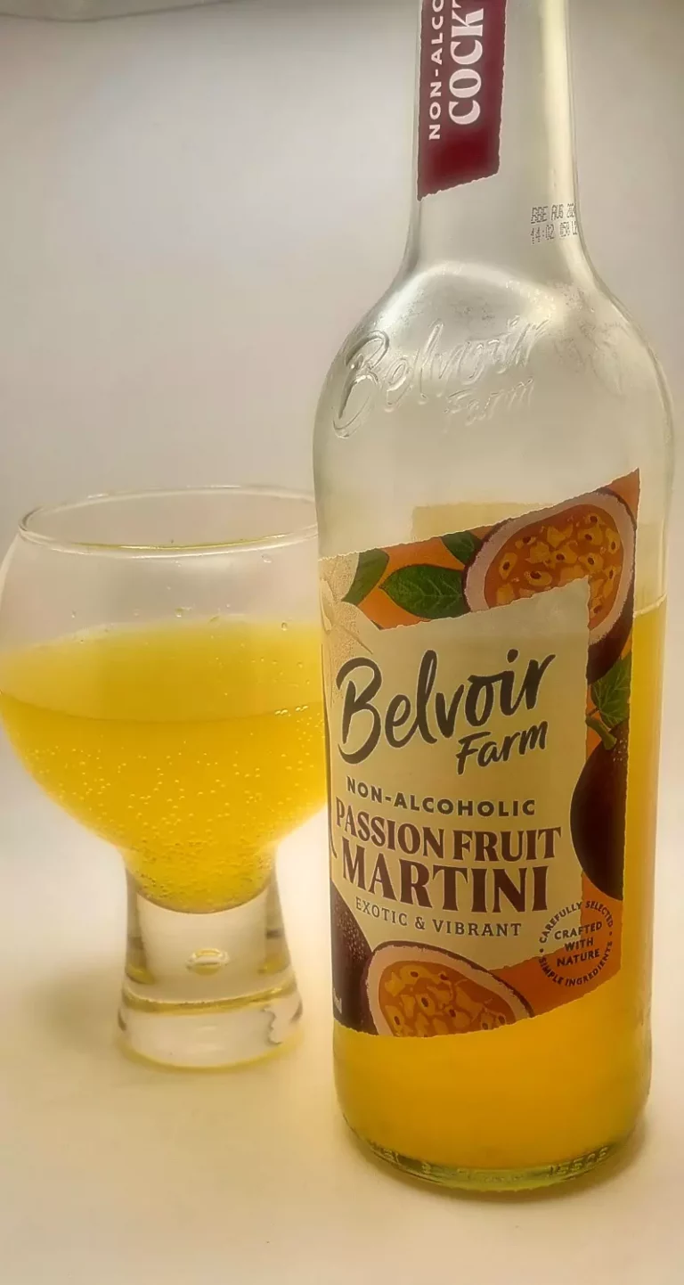 Belvoir Farm Non-alcoholic Passionfruit Martini review