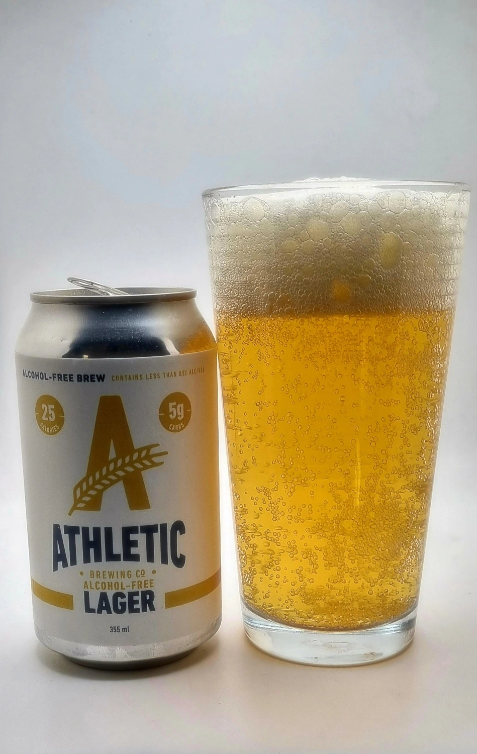 athletic alcohol-free lager