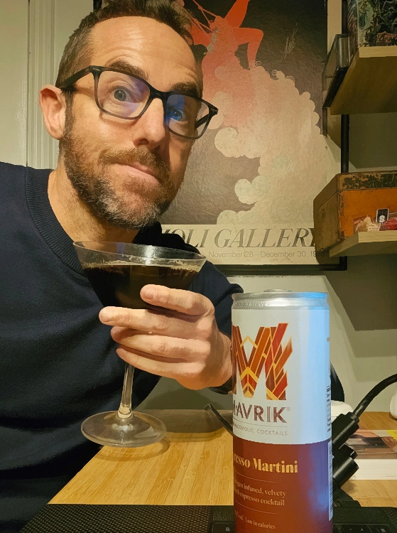 drinking alcohol-free espresso martini