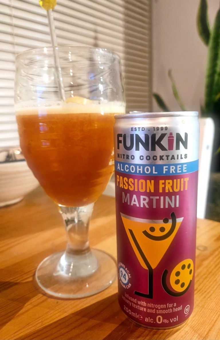 Funkin Alcohol-free Passion fruit Martini Review
