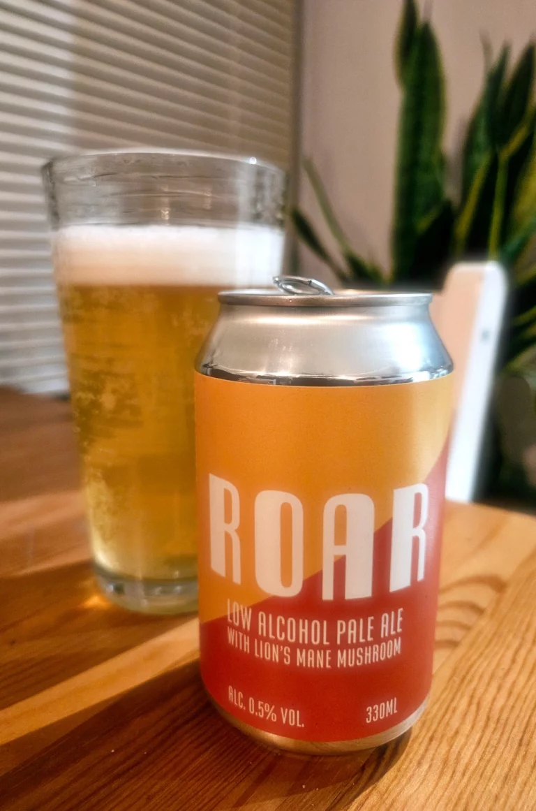 ROAR – non-alcoholic lion’s mane beer