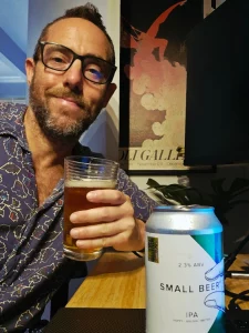 driining small beer ipa drinking small beer ipa