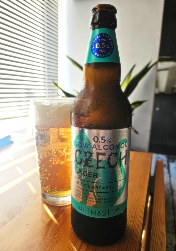marks and spencer alcohol-free lager