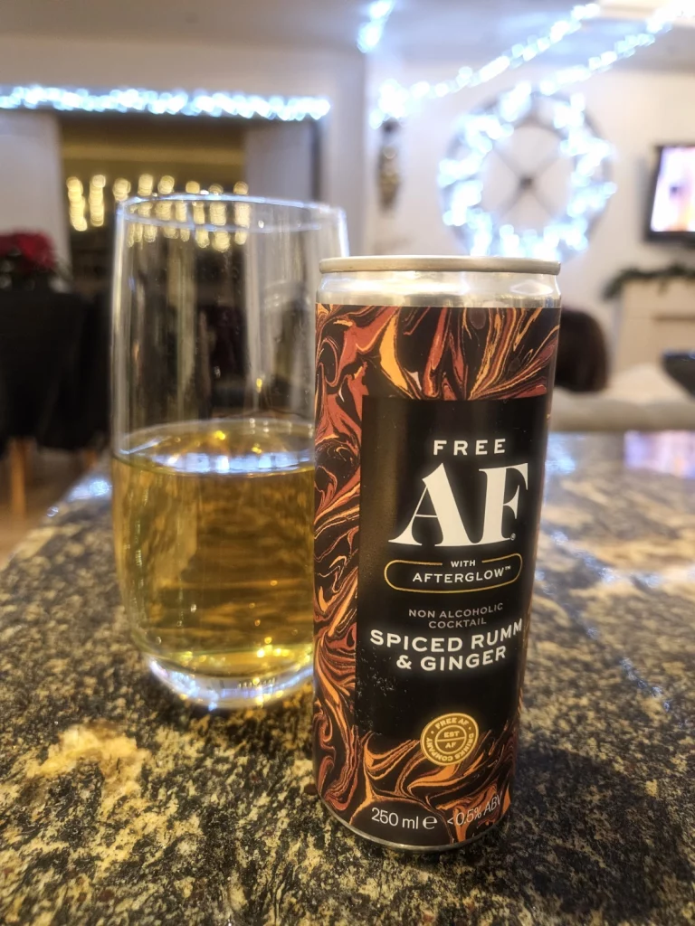 freeaf AF drinks with afterglow