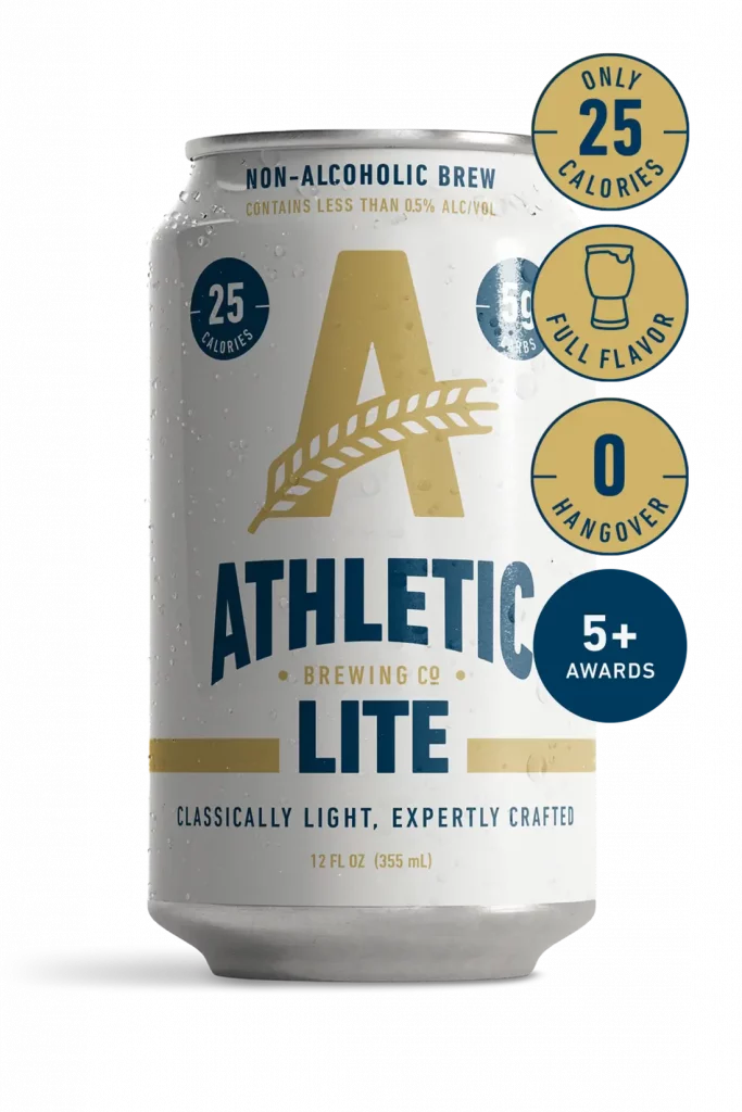 athletic lite beer athletic brewing lite beer