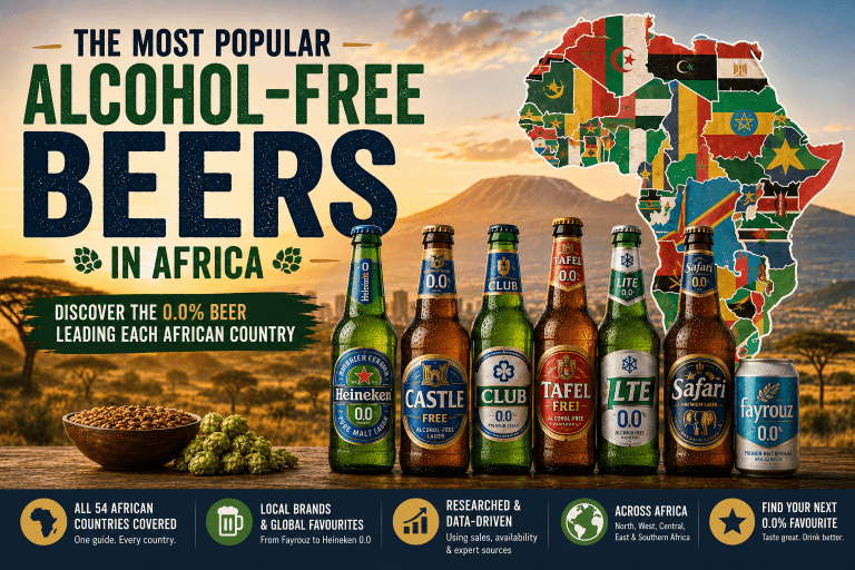 Most popular alcohol-free beers in Africa