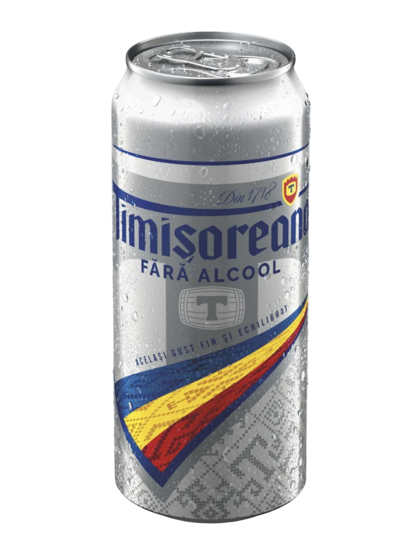 Alcohol-free Timisoreana lager