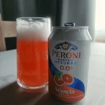 alcohol-free Peroni blood orange lager