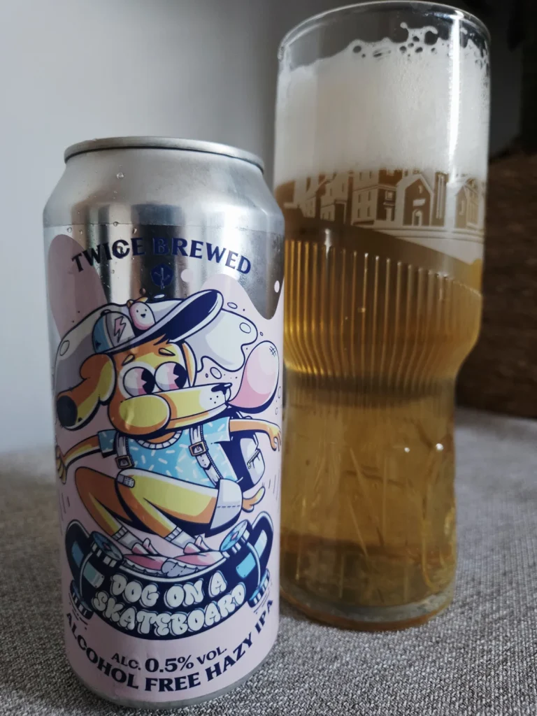 Twice brewed alcohol-free IPA